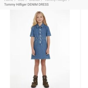 Tommy Hilfiger Girls denim dress NWT